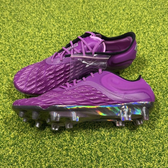 Under Armour Magnetico Elite 3 FG Size 10 Men’s Soccer Cleat Purple 3026740-500 - Picture 2 of 6